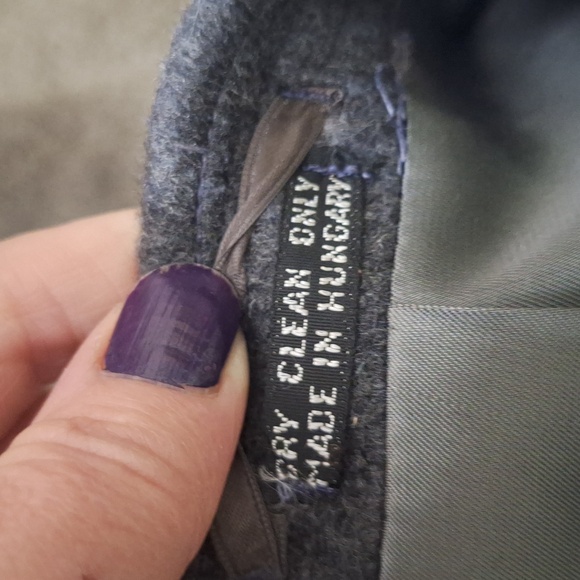 Adam Spencer wool/cashmere blend single-breasted lined overcoat - 44"/XL - gray - Picture 4 of 11